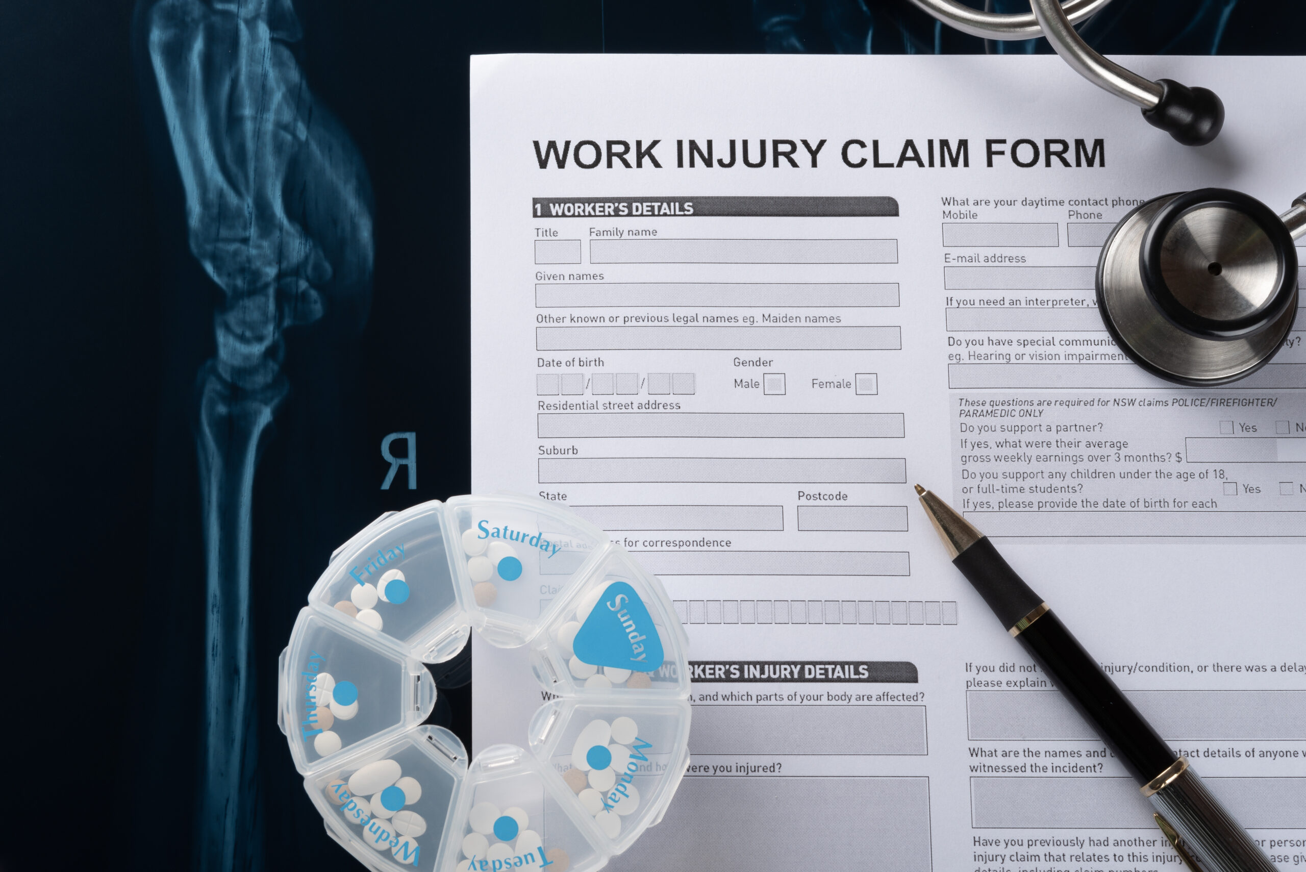 workers' compensation claim form